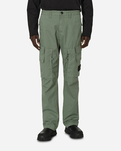 Stone Island Regular Cargo Trousers Olive In Green
