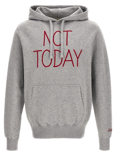 Mc2 Saint Barth Not Today Sweatshirt Grey In Grey