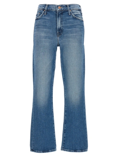 MOTHER THE OUTSIDER ANKLE JEANS BLUE
