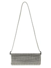 BENEDETTA BRUZZICHES VITTISSIMA LA GRANDE CROSSBODY BAGS SILVER