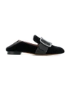 BALLY buckle loafers,SUEDE100%