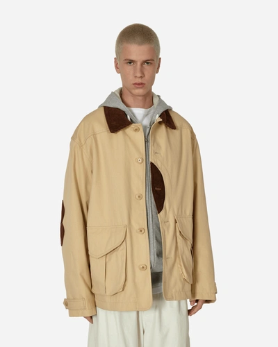 Kenzo Tiger Patch Hunting Jacket Camel In Beige