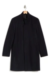 Theory Belvin Stretch Wool Overcoat In Eclipse