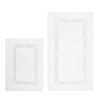 NAUTICA PENISTON WHITE BATH RUG SET