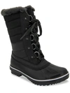 Jbu By Jambu Lorna Encore Womens Quilted Snow Winter Boots In Black