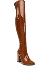 Wild Pair Bravy Womens Laceless Dressy Over-the-knee Boots In Green