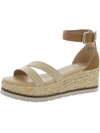 DOLCE VITA BREANNE WOMENS FAUX LEATHER ANKLE STRAP ESPADRILLES