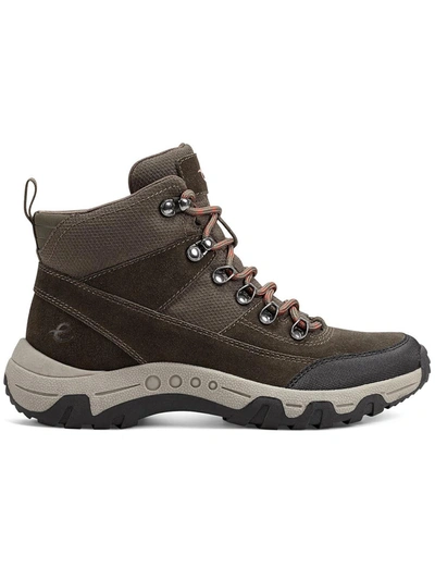 Easy Spirit Nylaa Womens Suede Water Resistant Hiking Boots In Multi