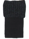 Legale Womens Knit Warm Boot Toppers In Black