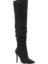 Jessica Simpson Loury Womens Stiletto Faux Suede Over-the-knee Boots In Black