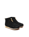 TEVA REEMBER BOOTS IN MID BLACK/TAN