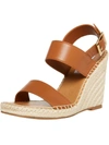 Steve Madden Uri Womens Buckle Espadrilles Wedge Heels In Multi