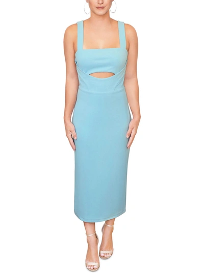 Rachel Rachel Roy Womens Cutout Long Maxi Dress In Blue