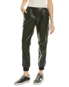 Atm Anthony Thomas Melillo Vegan-leather Joggers In Black