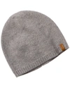 Vince Rib Hem Cashmere Beanie In Grey