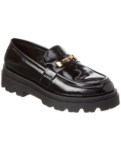 Bruno Magli Lapo Leather Loafer In Black