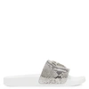 Giuseppe Zanotti Brett Snake-print Sliders In Pink
