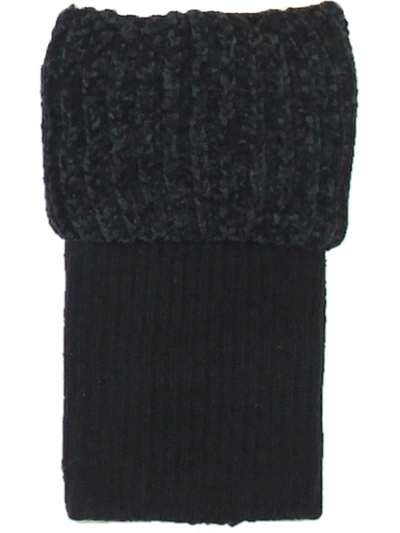 Legale Womens Knit Warm Boot Toppers In Black