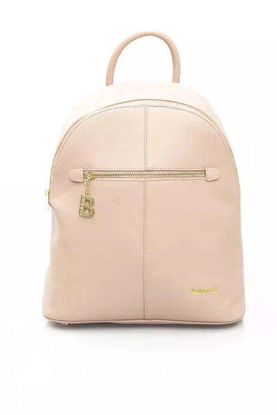 Baldinini Trend Chic Backpack With En Women's Accents In Pink