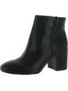 Franco Sarto Tenton Womens Snake Print Dress Ankle Boots In Multi
