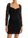 Sam Edelman Womens Lace Short Mini Dress In Black