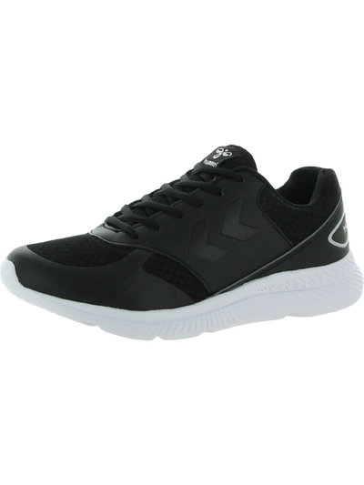 Hummel Handewitt Mens Low Top Memory Foam Casual And Fashion Sneakers In Black