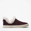 Timberland Skyla Bay Faux Fur Lined Leather Sneaker In Red