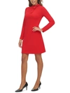 CALVIN KLEIN WOMENS KNIT SHEATH COCKTAIL AND PARTY DRESS