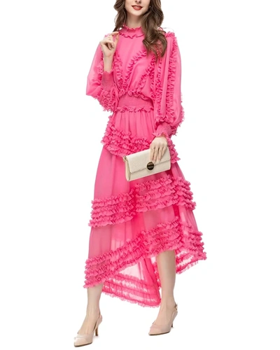 Burryco Maxi Dress In Pink