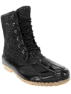 Sugar Skylar 2 Womens Fleece Lined Glitter Winter & Snow Boots In Black
