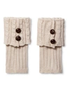 Legale Womens Cable Knit Warm Boot Toppers In Multi