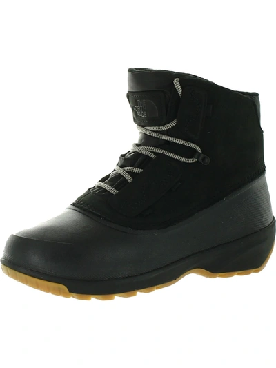 The North Face Shellista Iv Shorty Womens Suede Waterproof Winter & Snow Boots In Black