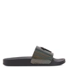 Giuseppe Zanotti Brett Geometric-print Slides In Black