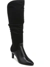 LIFESTRIDE GLORY WOMENS PULL ON ZIPPER KNEE-HIGH BOOTS