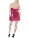 TORN BY RONNY KOBO LINDSAY WOMENS SEQUIEND MINI COCKTAIL AND PARTY DRESS