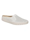 Bella Vita Refresh Womens Leather Slip-on Mules In White