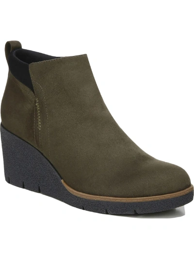Dr. Scholl's Shoes Berklie Womens Ankle Boots In Green