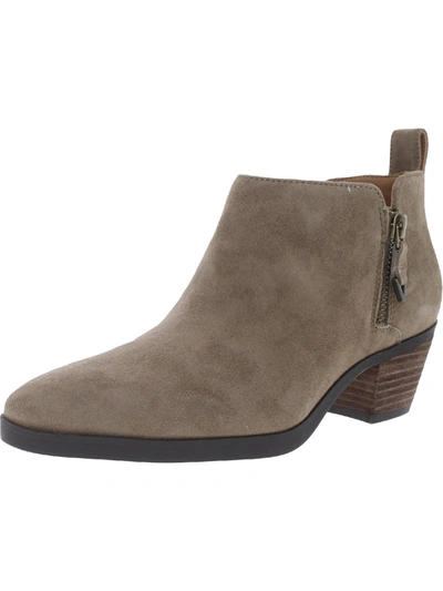 Vionic Cecily Womens Comfort Insole Bootie Ankle Boots In Grey