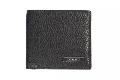 Trussardi Ussardi Leather Men's Wallet In Black