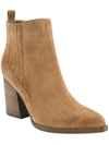 MARC FISHER MAYDEN WOMENS SUEDE POINTED TOE ANKLE BOOTS