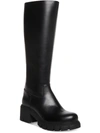 Madden Girl Theresa Womens Faux Leather Block Heel Knee-high Boots In Multi