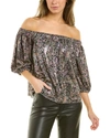 Ba&sh Off-the-shoulder Blouse In Multi