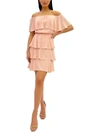 SAM EDELMAN WOMENS TIERED MINI COCKTAIL AND PARTY DRESS