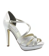 BENJAMIN WALK DARLING HEELS IN WHITE