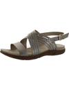 EASY SPIRIT MARLIS WOMENS LEATHER PADDED SOLE SLINGBACK SANDALS