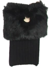 LEGALE WOMENS FAUX FUR WARM BOOT TOPPERS