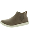 Dr. Scholl's Shoes See Me Womens Faux Suede Slip On Ankle Boots In Multi