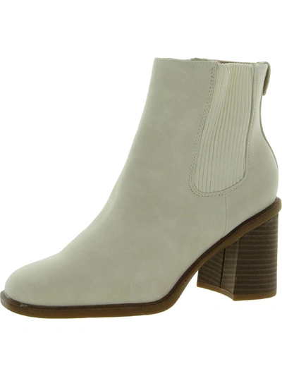 Dr. Scholl's Shoes Ride Away Womens Zipper Stacked Ankle Boots In Multi