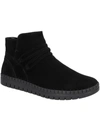 Bella Vita Falynn Womens Suede Lugged Sole Booties In Multi