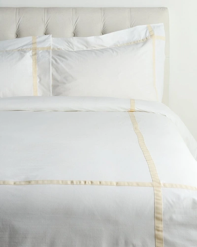 Maurizio Italy Notting Hill Duvet Set In White